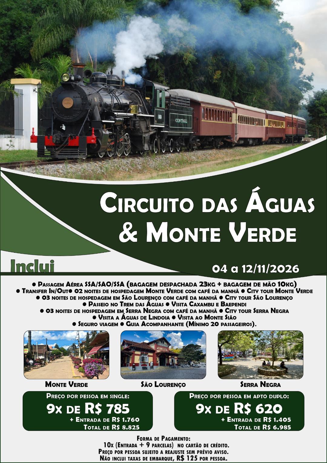 Circuito das Águas & Monte Verde
